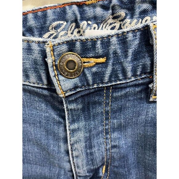 Eddie Bauer Jeans Womens S6 Bootcut Blue Mid Rise Denim Cowboy Western Casual - Picture 4 of 10